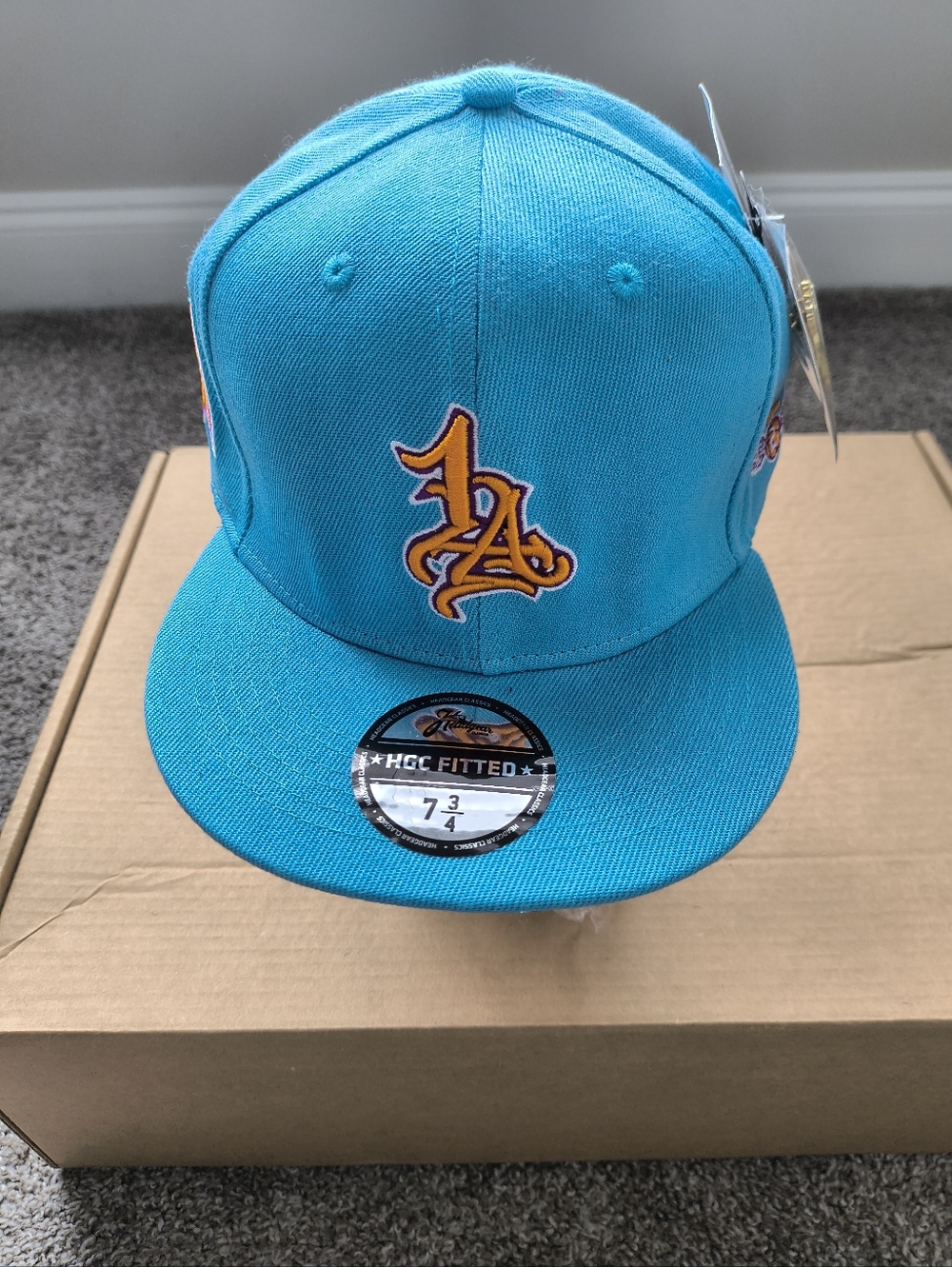 Los Angeles "Kobe Bryant KB24" Fitted Hat      Size 7 3/4